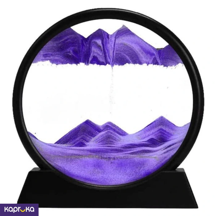 7inch 3d Sand Falling Stand Purple
