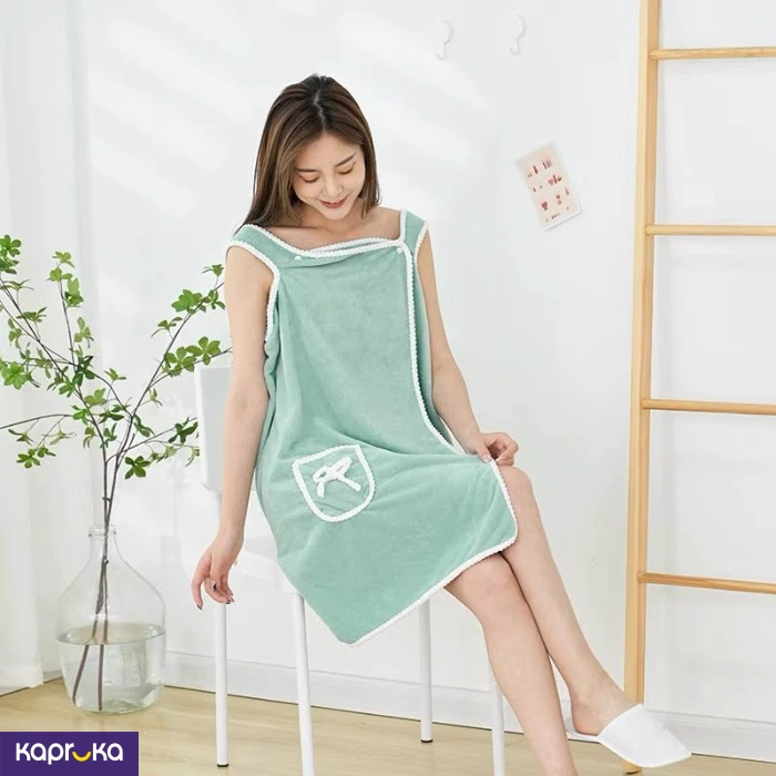 Shower Bath Towel Dress Robe