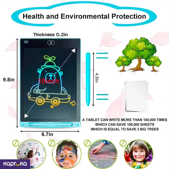 Lcd Magic Drawing Board With Stylish Eco Friendly Erasable Doodle Pad Tablet