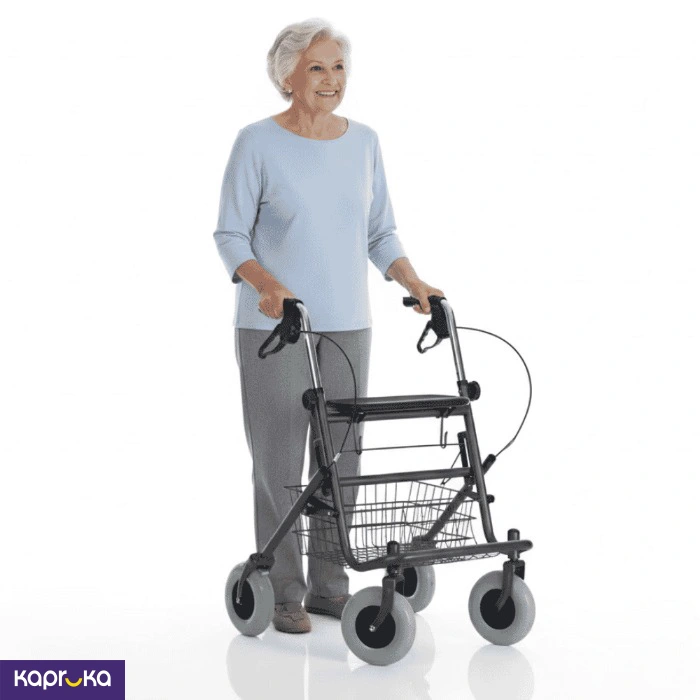 Moving Walker With Seat Bucket Rollator