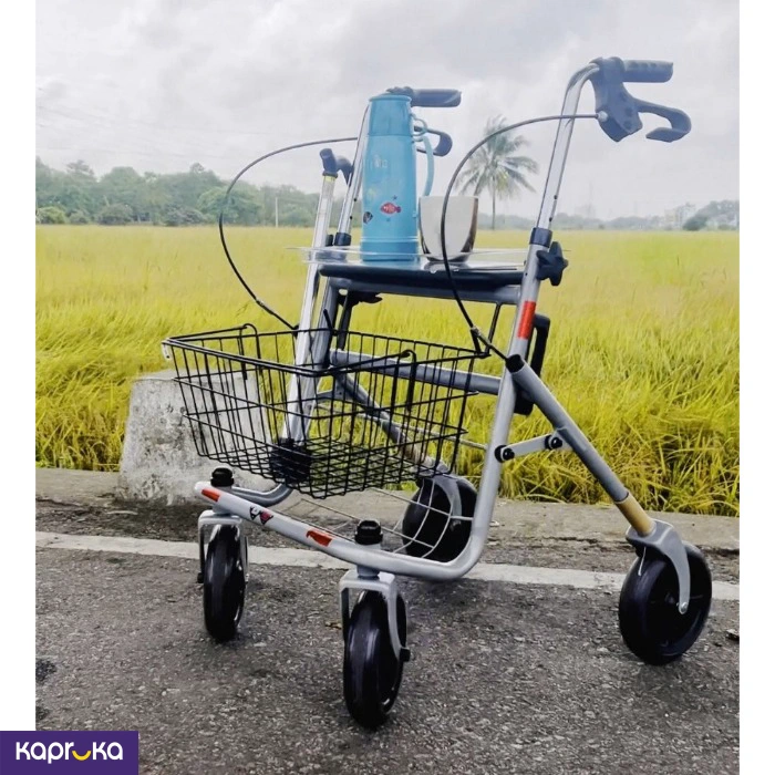Moving Walker With Seat Bucket Rollator