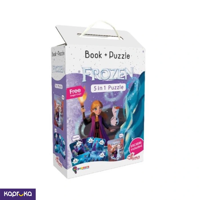 Disney Frozen Puzzle Frozen Book 5 Puzzle Set