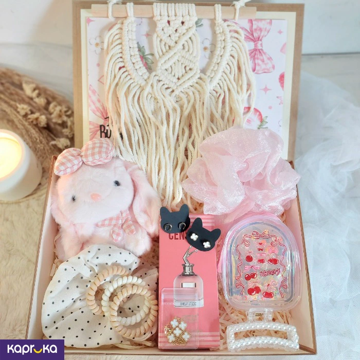 Pink Blooming Birthday Giftset