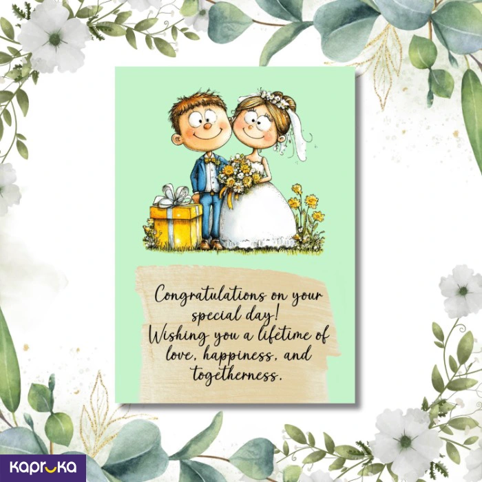 Congratulations On Your Special Day Greeting Card