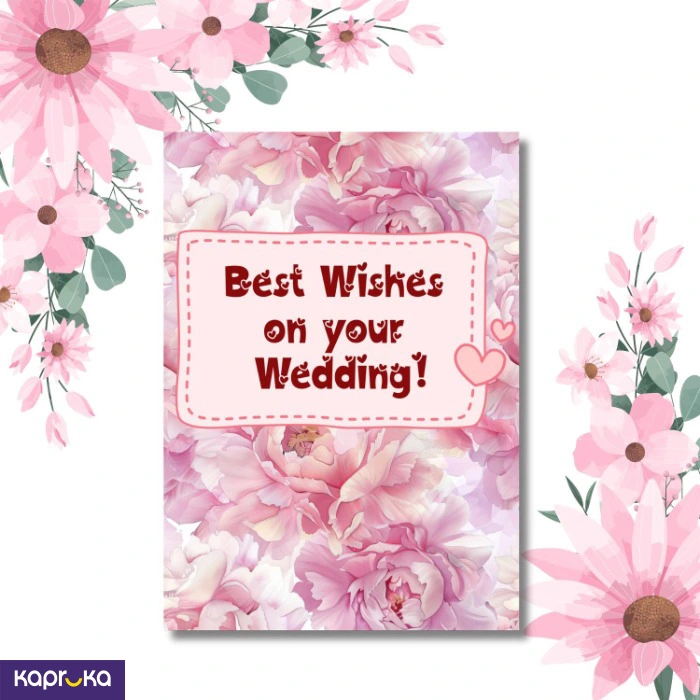 Best Wishes On Your Wedding Greeting Card
