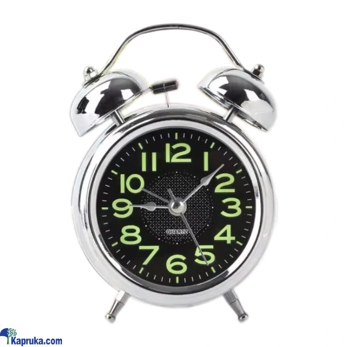 8806 Radium Dial Twin Bell Alarm Clock