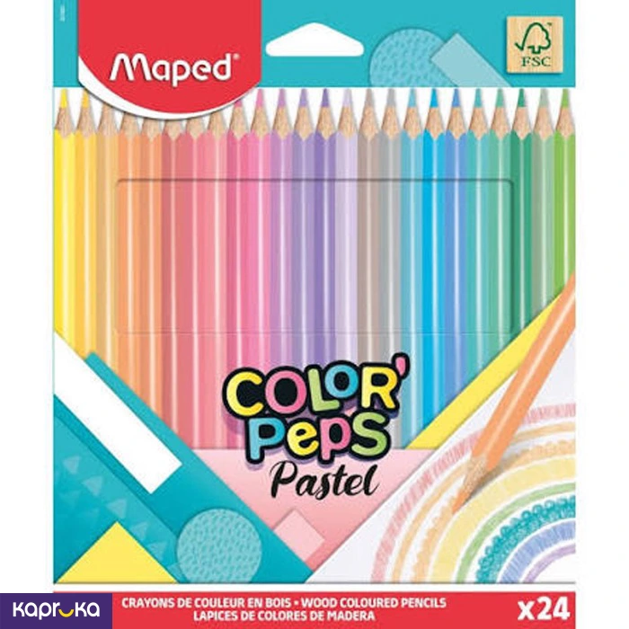 Maped Colour Peps Pastel 24c