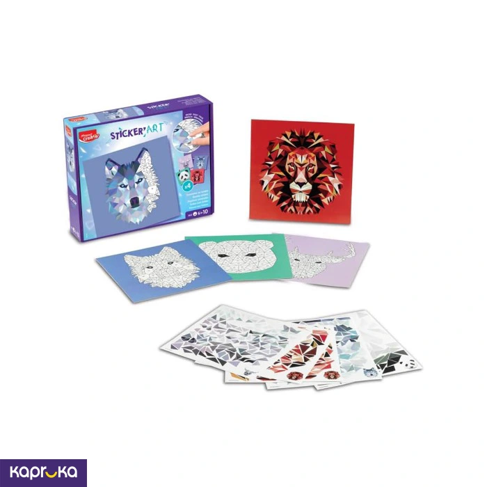 Maped Creativ Stickerart Animal Images X 4