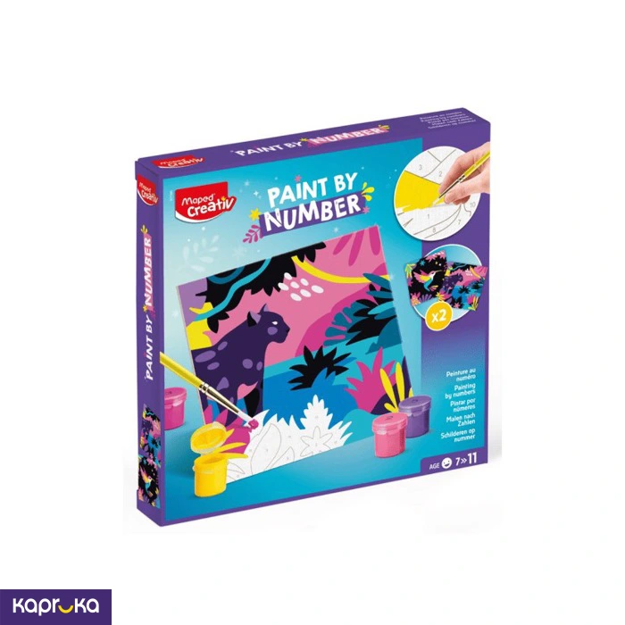 Maped Creativ Paint By Numbers Leopard
