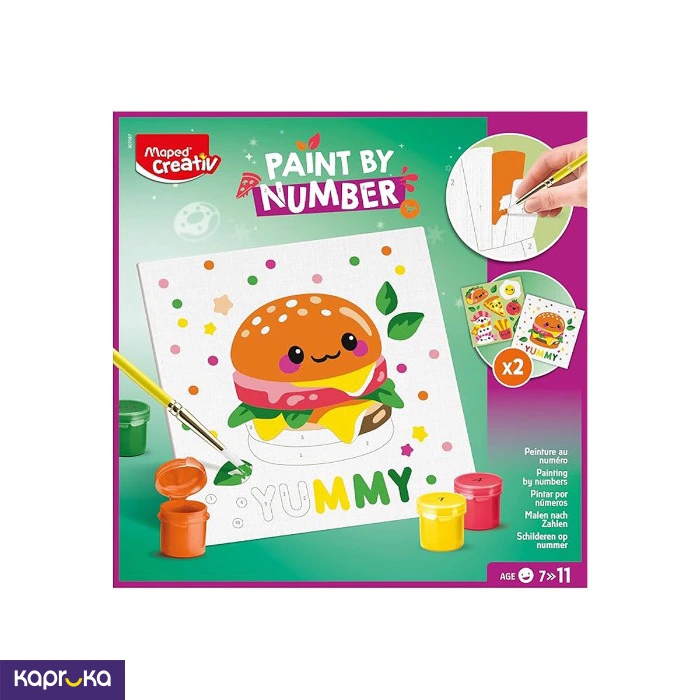 Maped Creativ Paint By Numbers Yummy