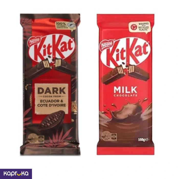 Kitkat 160g 2pcs Value Pack Milk And Dark