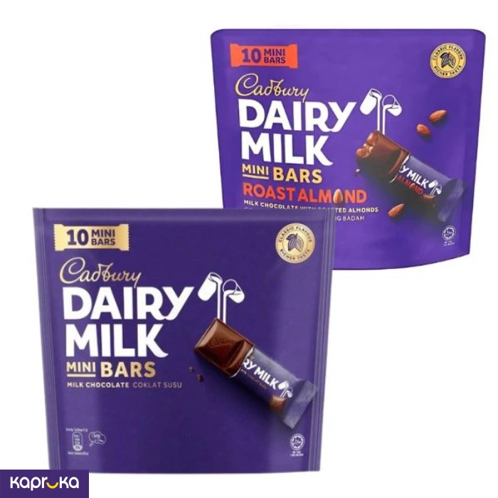 Cadbury 115g 2 Flavors Pack Milk Rosted Almonds