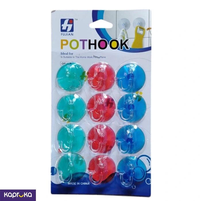 Glass Hook 12 Pcs
