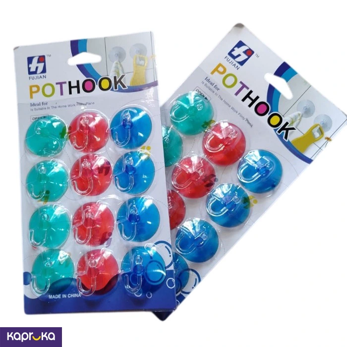 Glass Hook 12 Pcs