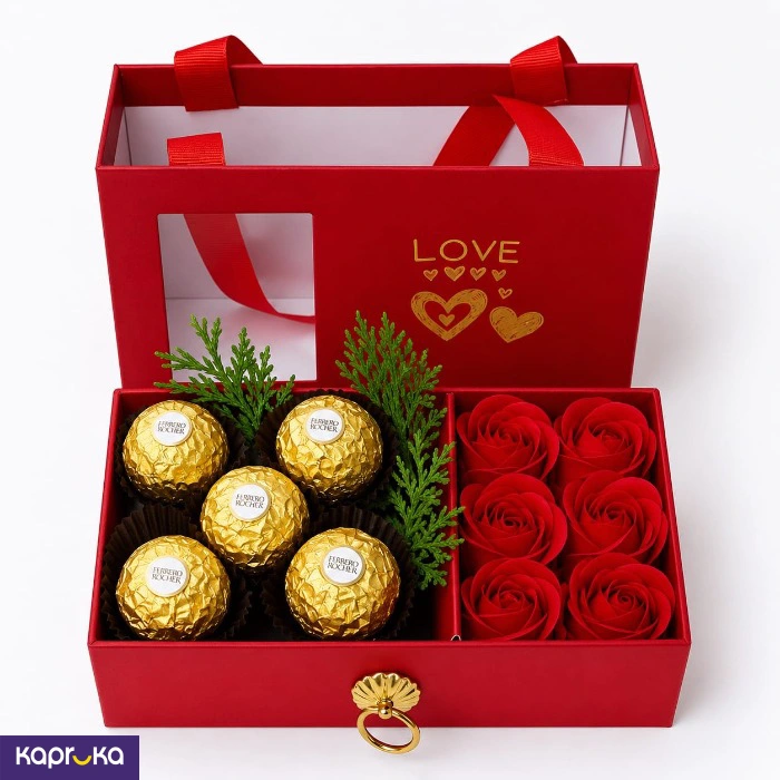 Love Ferrero Rocher With Rose