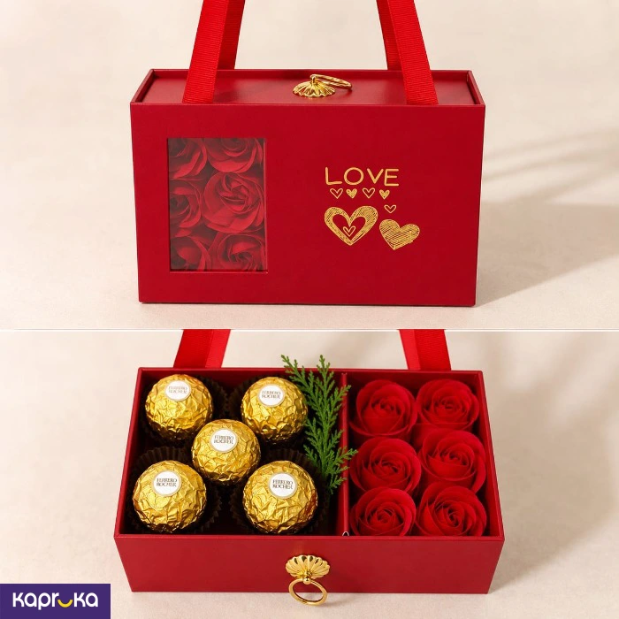 Love Ferrero Rocher With Rose