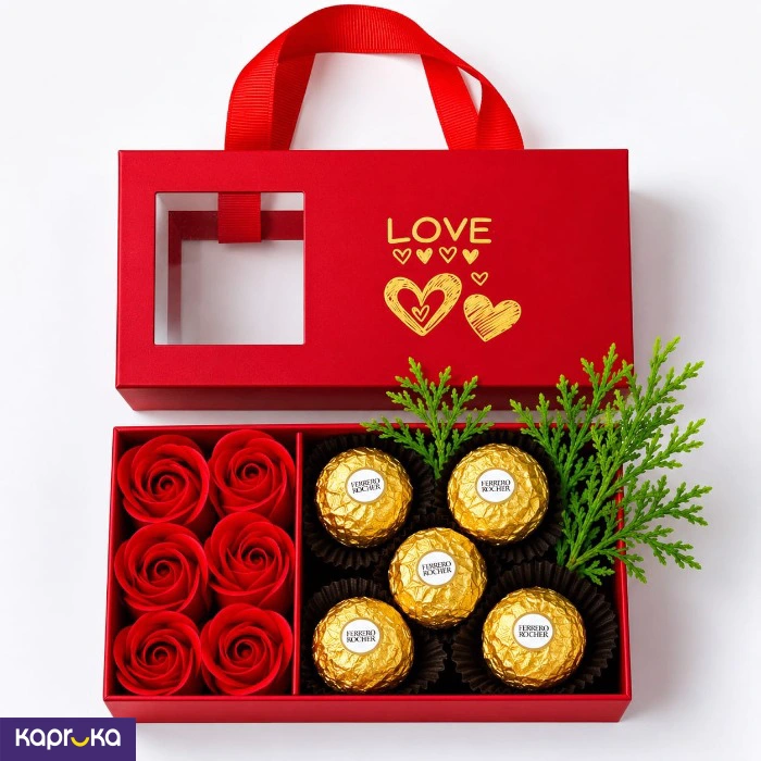 Love Ferrero Rocher With Rose