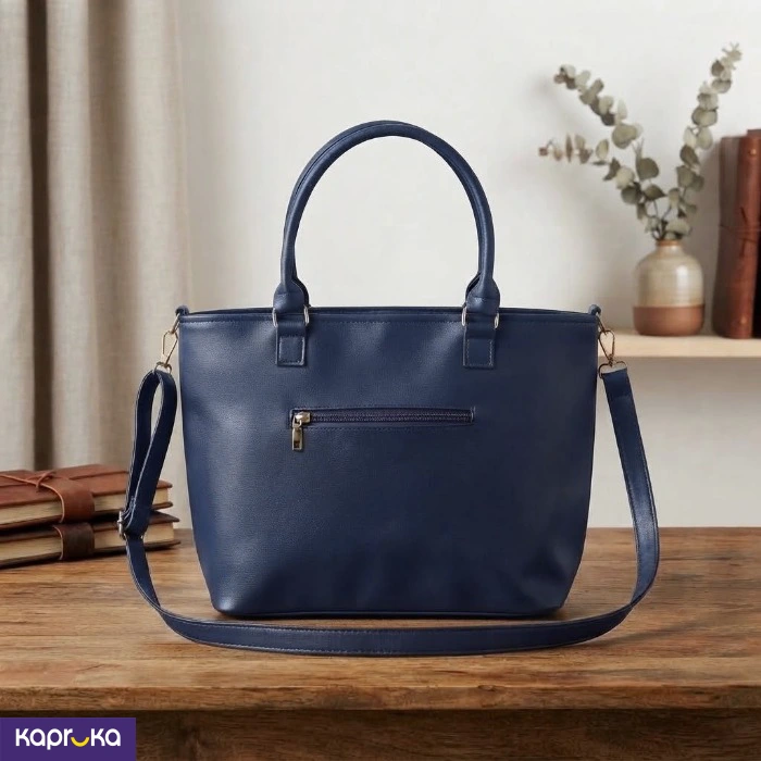 Elegant Navy Blue Tote Bag