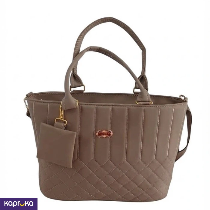 Elegant Quilted Handbag With Coin Purse