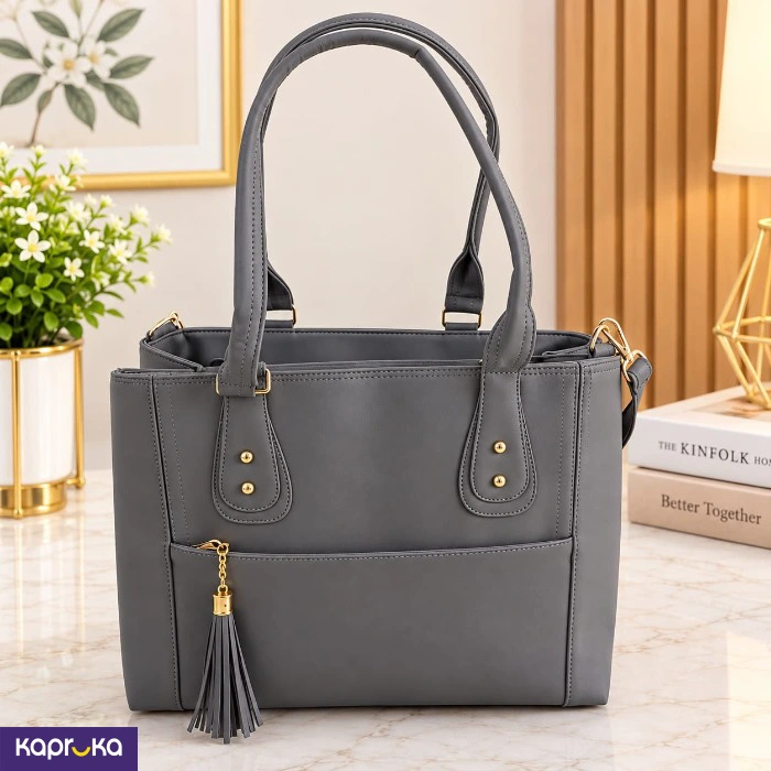 Elegant Handbag Gray