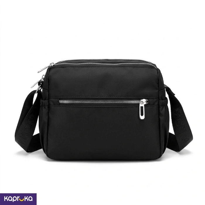 Black Nylon Crossbody Bag