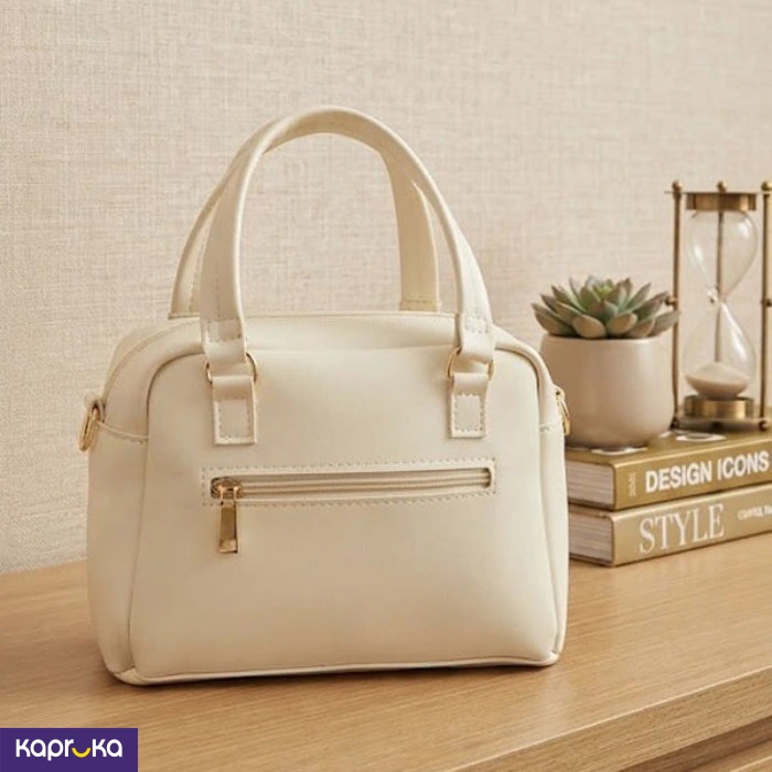 Elegant Stylish Handbag For Women Off White