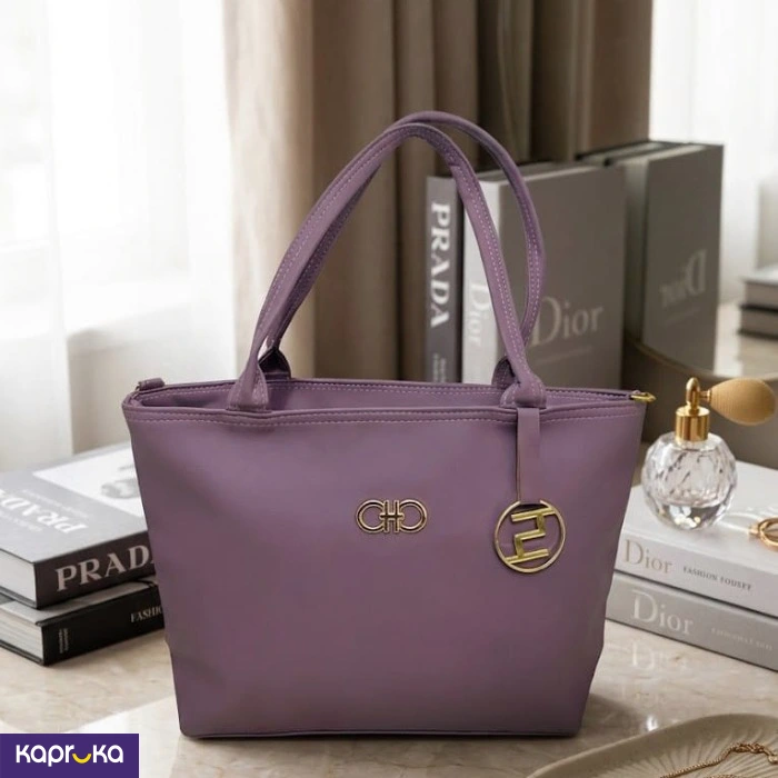 Elegant Handbag Purple