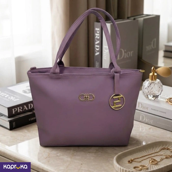Elegant Handbag Purple