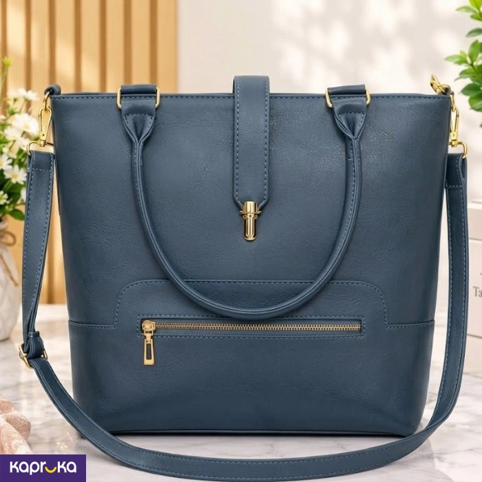 New Stylish Handbag Dark Dust Blue