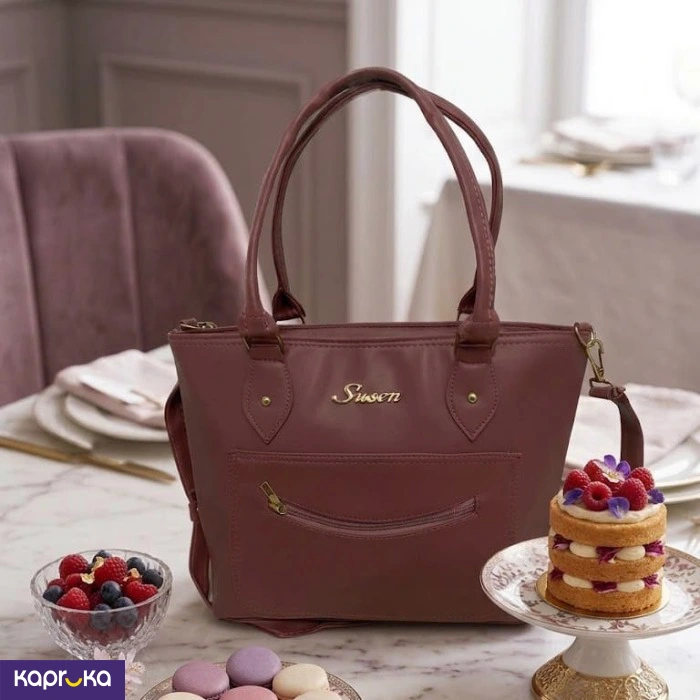 Susen Elegant Dusty Rose Color Handbag
