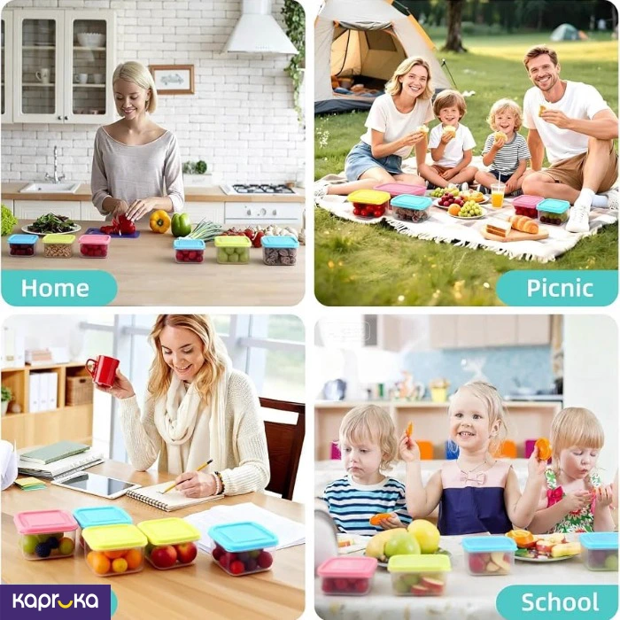 Small Containers With Lids Plastic 10 Pcs