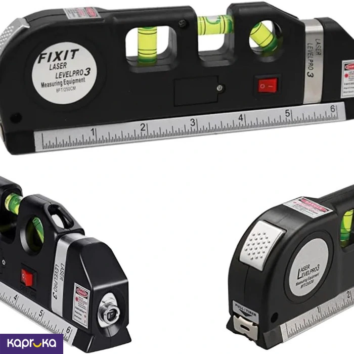 Laser Spirit Level With Measuring Tape