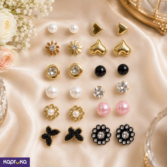 Earring Set 12 Pairs