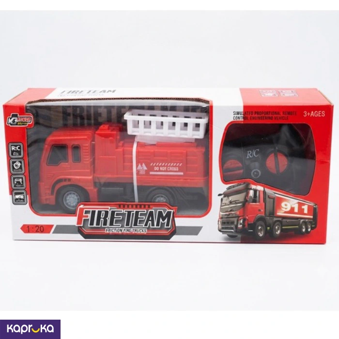 Fire Team Friction Fire Truck Set Rc