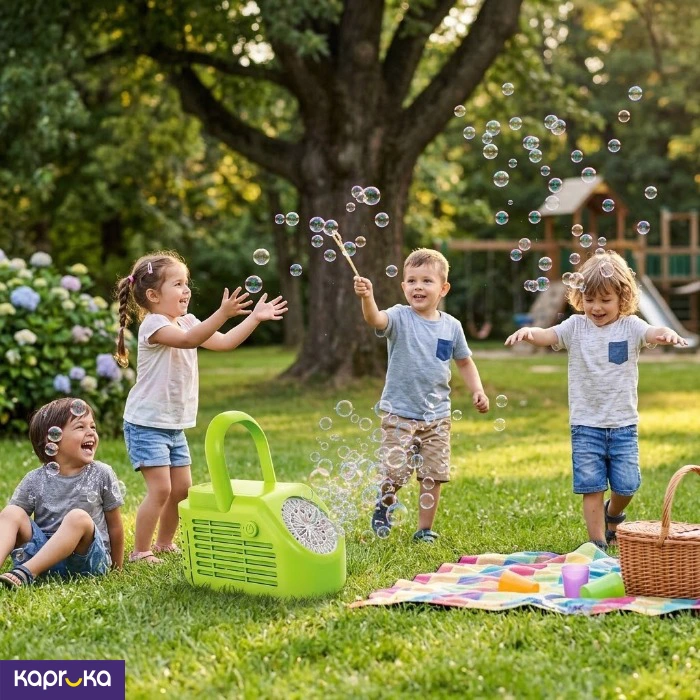 Rechargeable Bubble Machine Set 42 Holes