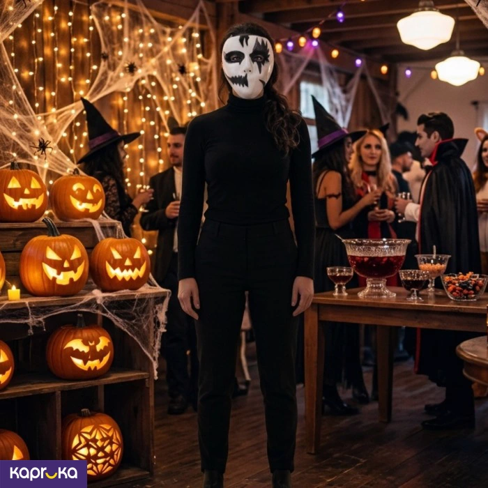 Harlequin Costume Mask For Halloween