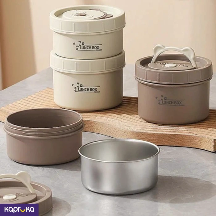 Lunch Box Set With Bag 4 Stainless Steel Food Containers