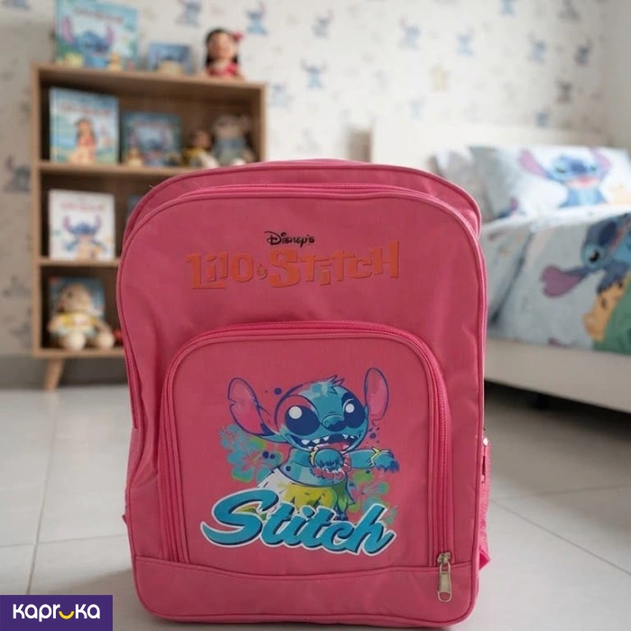 Bright Pink Stitch Backpack