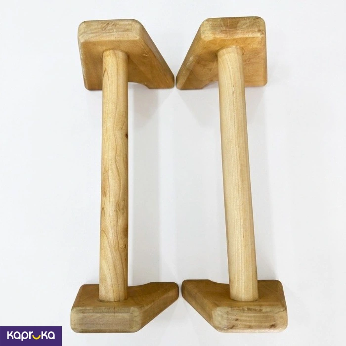 Wooden Parallettes Pair 12 Inch