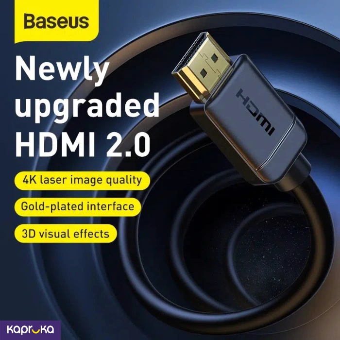 Baseus High Definition Series 2 Meter Hdmi To Hdmi Cable 1 Year Warranty