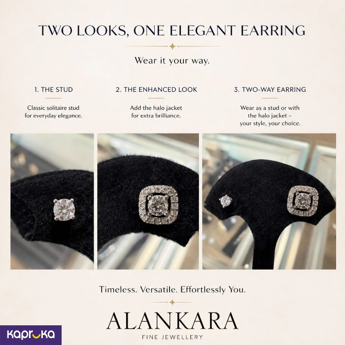 Alankara Halo Luxe Earrings