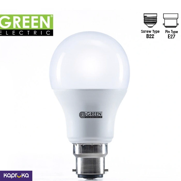 Green Smart Led Bulb Cool White Screw Type