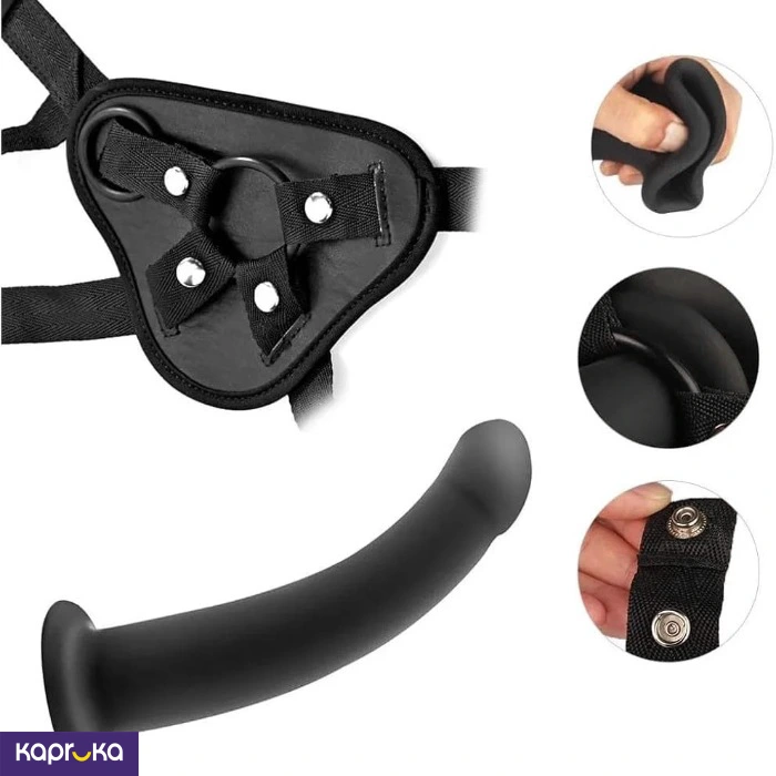 Strap On Anal Plug Wearable Medium Size Dildo With Harness For Men Women And Lesbian Couples