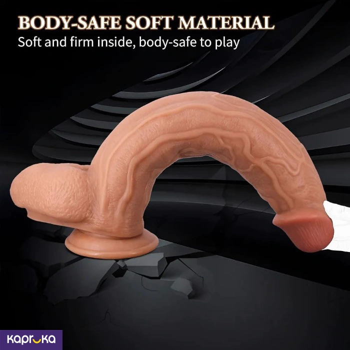 17 Inches Huge Realistic Dildo Brown Colors