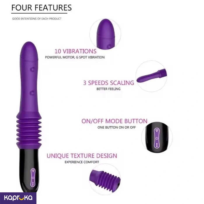 Sex Machine Thrusting Dildo Vibrator Vaginal G Spot Automatic Up Down Massager Retractable Pussy Adu