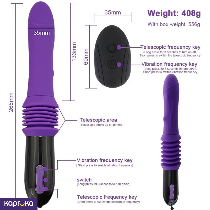 Sex Machine Thrusting Dildo Vibrator Vaginal G Spot Automatic Up Down Massager Retractable Pussy Adu