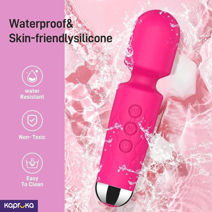 Mini Wand Vibrator With 50ml Lubricant And Female Orgasmic Gel