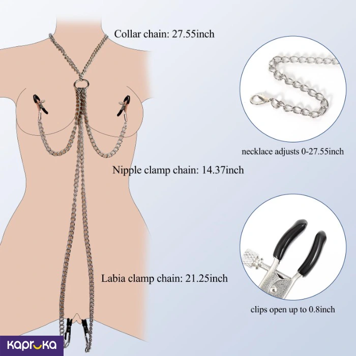 Bdsm Sex Toys Nipple Clamp Long Chain Nipples Sm Supplies Men And Women Sex Games