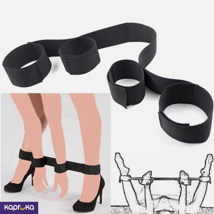 Adjustable Nylon Handcuffs Bdsm Bondage Handcuff Wrist Ankle Cuffs Plush Forced Open Leg Cuffs Restr