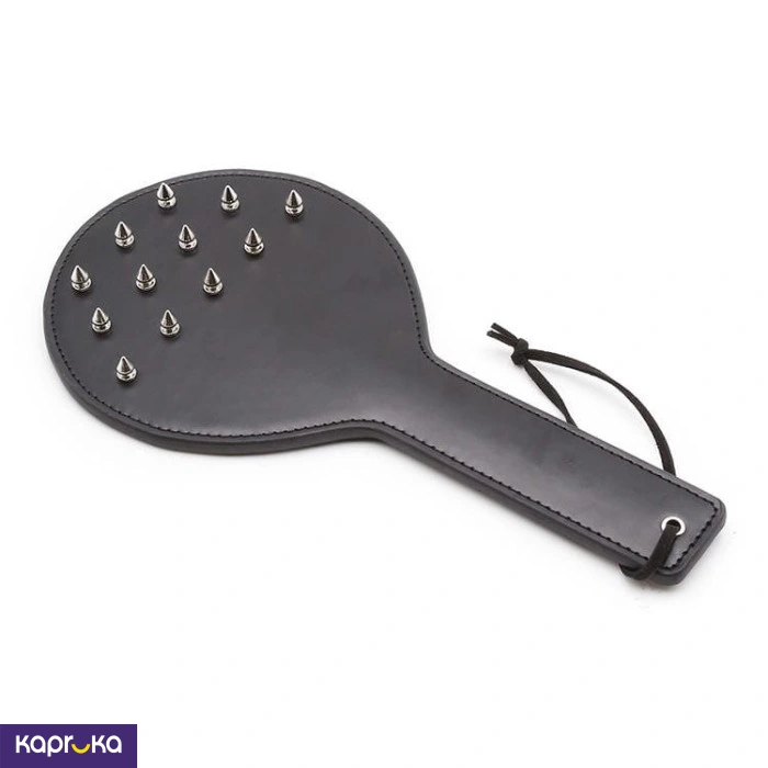 Bdsm Round Spanking Paddle With Metal Spikes Whip